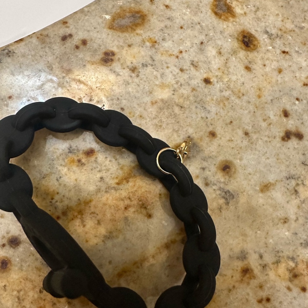 Black and Gold Chain Bracelet Marc Jacobs